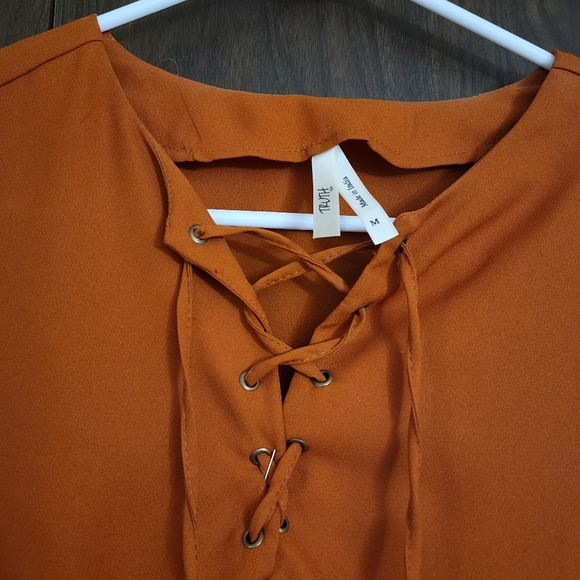 Dusty brown top - Picture 3 of 4